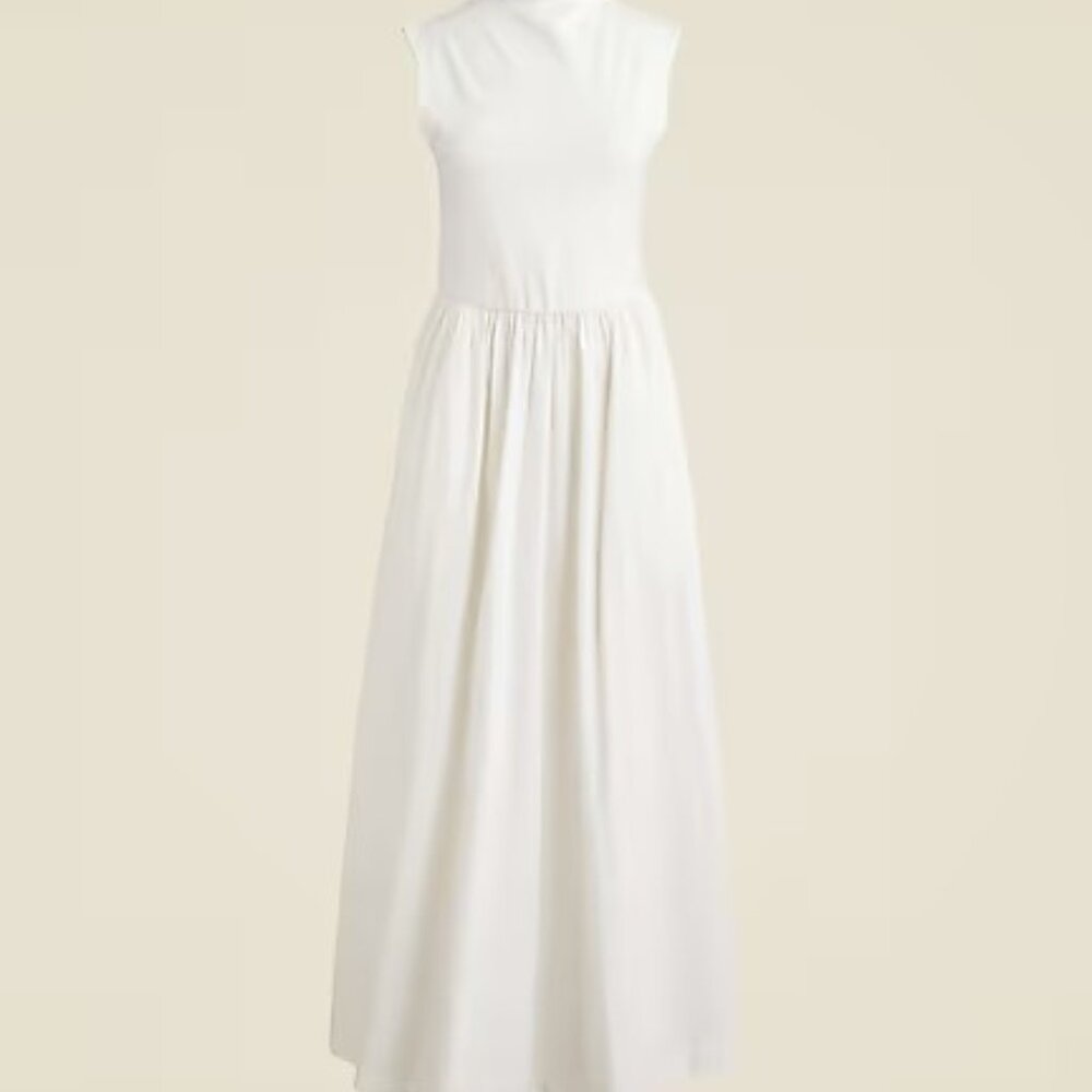 NWT J. Crew Cream Midi DressXXL